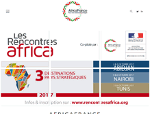 Tablet Screenshot of africafrance.org